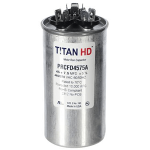 Titan HD Round Dual Capacitor, 45+7.5MFD, 440/370V
